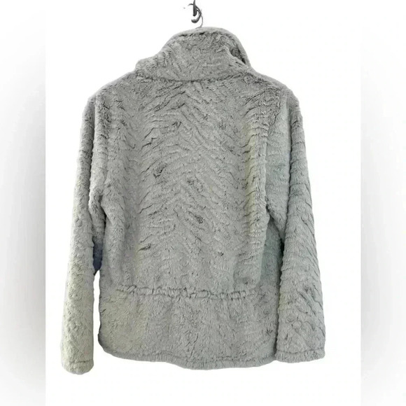 Andrea Faye Fleece  Full Zip Cream Jacket - Picture 2 of 9